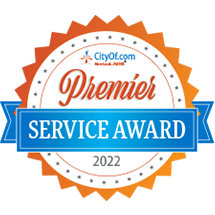 CityOf.com Premier Service Award - 2022
